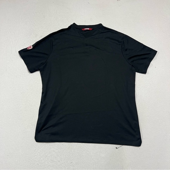 Nike Men Black Standford Tee Shirt 3 Button Dri Fit Size XL - Picture 2 of 10